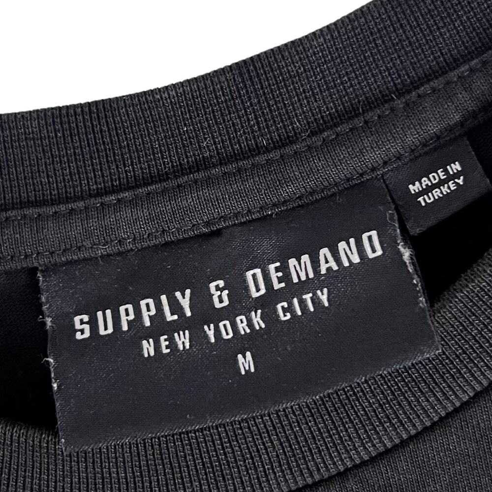 Supply & Demand Brooker Graphic Tee Black Doberman T-Shirt Size M - Picture 4 of 5